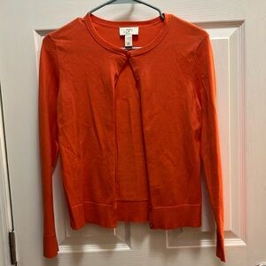 Orange Cardigan